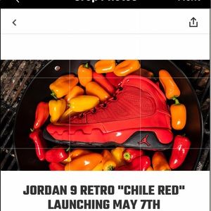 Air Jordan 9 Chile Red